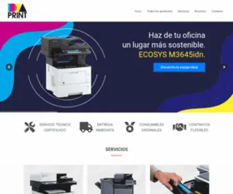 Ideaprint.com.mx(Renta-venta, consumibles y soporte técnico en equipos de impresión) Screenshot