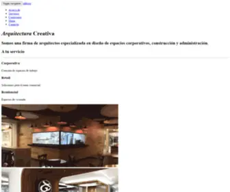 Idearquitectos.com.mx(Id&arq arquitectura creativa) Screenshot