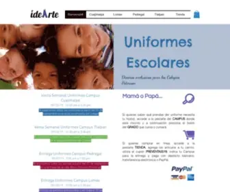 Ideartepeterson.com(Bienvenid@) Screenshot