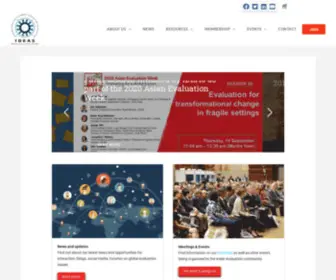 Ideas-Global.org(INTERNATIONAL DEVELOPMENT EVALUATION ASSOCIATION) Screenshot