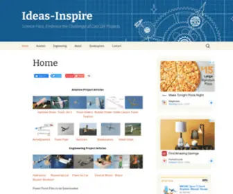 Ideas-Inspire.com(Science Fans) Screenshot