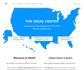 Ideas4Kidsmentalhealth.org(The IDEAS Center) Screenshot