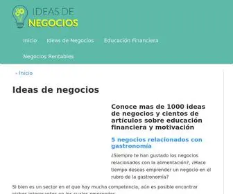 Ideasdenegocios.com.ar(Ideas de negocios que realmente funcionan) Screenshot