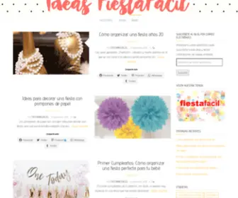 Ideasfiestafacil.com(Blog Ideas Fiestafacil) Screenshot