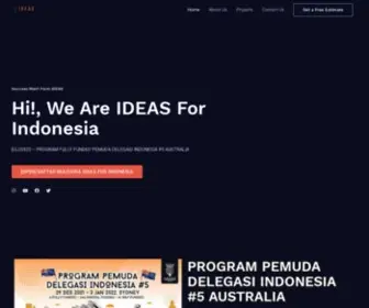 Ideasforindonesia.com(Galat Basis data) Screenshot