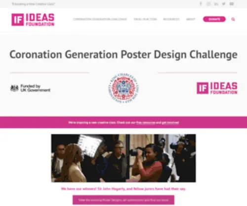 Ideasfoundation.org.uk(Ideas Foundation) Screenshot