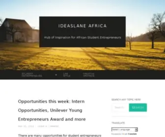 Ideaslane.com(Students development platform) Screenshot