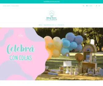 Ideasparacelebrar.com.ar(Tienda online de ideas para celebrar) Screenshot