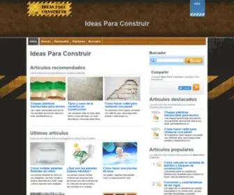 Ideasparaconstruir.com(Ideas Para Construir) Screenshot