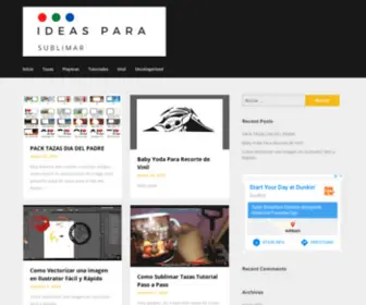 Ideasparasublimar.com(Ideas Para Sublimar) Screenshot