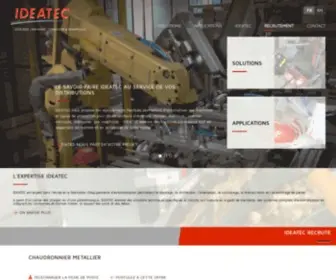 Ideatec.fr(Fabricant de bol vibrant : Ideatec le spécialiste) Screenshot
