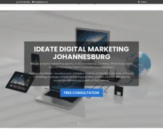 Ideate.co.za(South African Entrepreneurs Thinking BIG) Screenshot