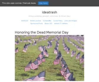 Ideatrash.net(Society, writing, geekdom, politics, and errata) Screenshot