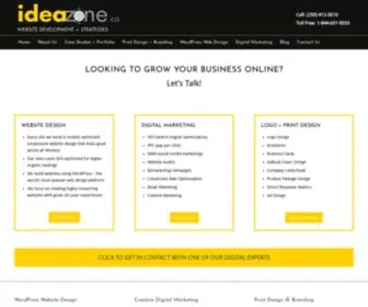 Ideazone.ca(Web Design in Victoria BC) Screenshot