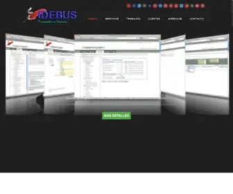 Idebus.com(Bienvenido a IDEBUS Desarrollo de Software) Screenshot