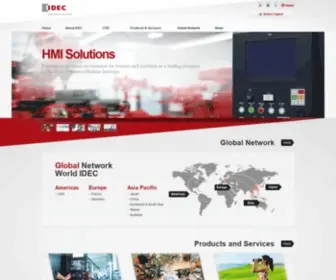 Idec.com(IDEC Global) Screenshot