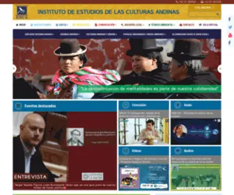 Idecaperu.org(IDECA, Instituto de Estudios de las Culturas Andinas) Screenshot