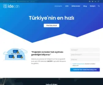 IdeCDN.com(Hızlı ve Güvenilir CDN Hizmeti) Screenshot