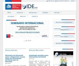 Ide.cl(Infraestructura de Datos Geoespaciales de Chile) Screenshot