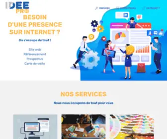 Idee.com(Bienvenue chez IDEE PRO) Screenshot