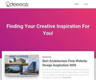 Ideeeas.com(Finding Your Creative Inspiration For You) Screenshot