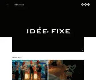 Ideefixe.lt(Creative production house) Screenshot