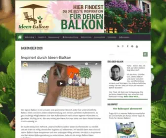 Ideen-Balkon.de(▷ Balkon Ideen 2019) Screenshot