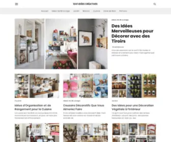Ideescreatives.net(1001 Idées Créatives) Screenshot