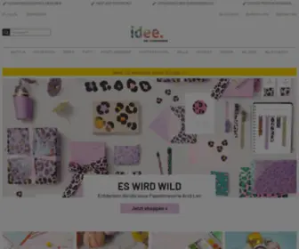 Ideeshop.de(Bastelbedarf günstig online kaufen) Screenshot