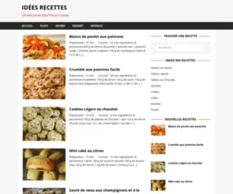 Ideesrecettes.net(Idées) Screenshot