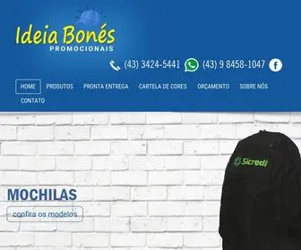 Ideiabones.com.br(Ideia Bonés Promocionais) Screenshot