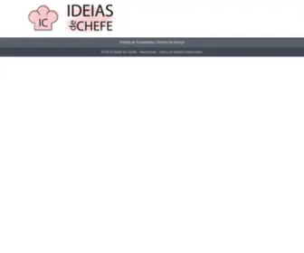 Ideiasdechefe.com(Ideias de Chef) Screenshot