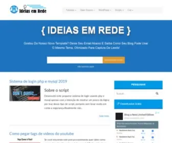 Ideiasemrede.com(Ideias em rede) Screenshot