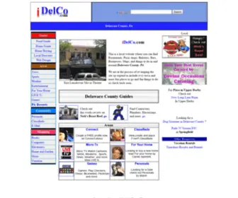 Idelco.com(Delaware County) Screenshot