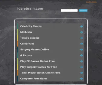 Idelebrain.com(Idelebrain) Screenshot