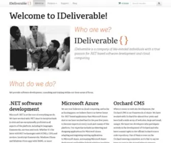 Ideliverable.com(Ideliverable) Screenshot