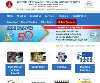 Idemi.org(Institute of Design for Electrical Measuring Instruments) Screenshot