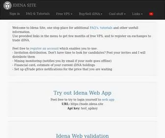 Idena.site(Idena introduction) Screenshot