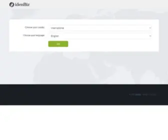 Idenbiz.com(International Trademark Registration) Screenshot