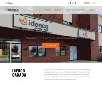 Idenco.com(Idenco Canada) Screenshot