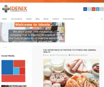 Idenix.com(Hepatitis C (HCV) Drug Discovery & Development) Screenshot