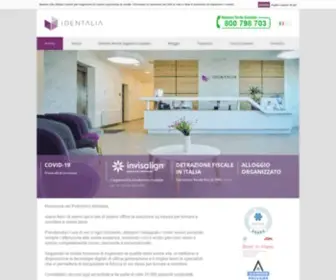 Identalia.it(Moderno centro odontoiatrico) Screenshot