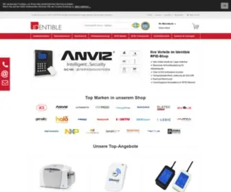 Identible.de(RFID-Shop und ID Systeme) Screenshot