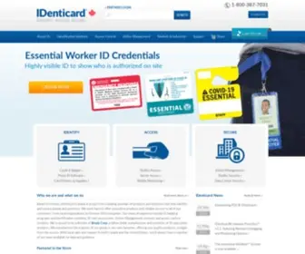Identicard.ca(Identicard) Screenshot