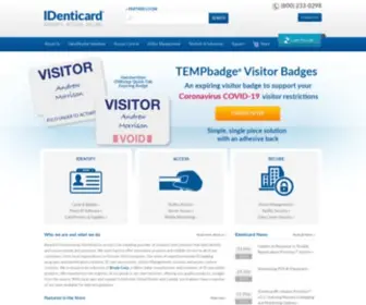 Identicard.com(IDenticard®) Screenshot