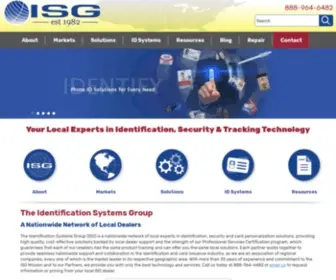 Identificationsystemsgroup.com(Identification Systems Group) Screenshot