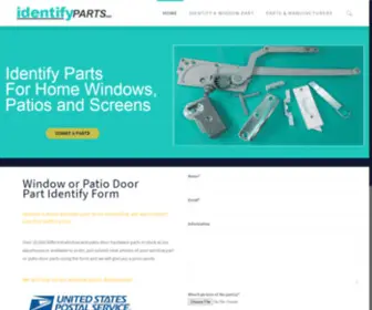 Identifyparts.xyz(Identify window parts) Screenshot