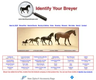 Identifyyourbreyer.com(IDYB Home) Screenshot
