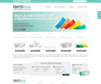 Identiplus.com(Medical and Healthcare Wristbands) Screenshot