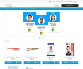 Identitycards.co.in(Creation Graphics) Screenshot